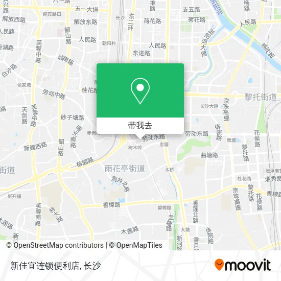 新佳宜连锁便利店地图