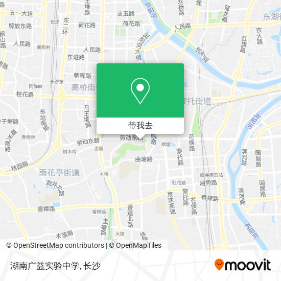 湖南广益实验中学地图