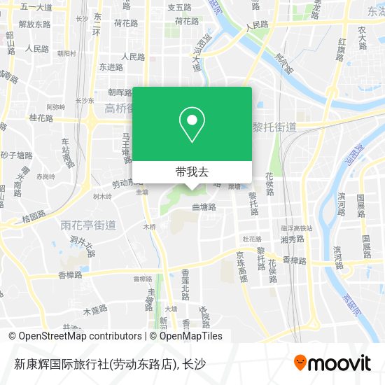 新康辉国际旅行社(劳动东路店)地图