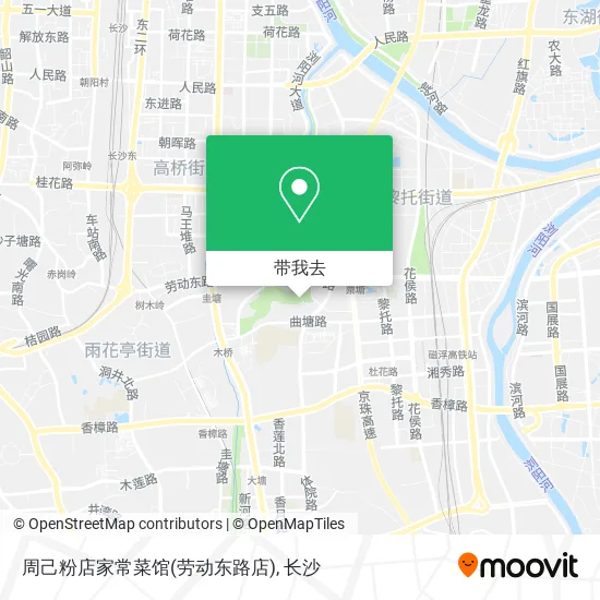 周己粉店家常菜馆(劳动东路店)地图