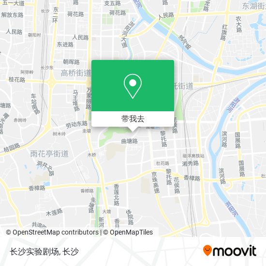 长沙实验剧场地图