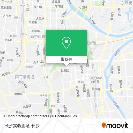长沙实验剧场地图