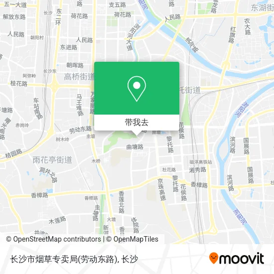 长沙市烟草专卖局(劳动东路)地图