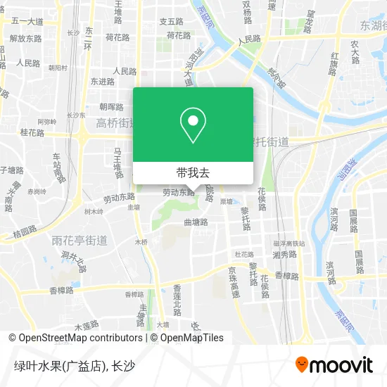 绿叶水果(广益店)地图