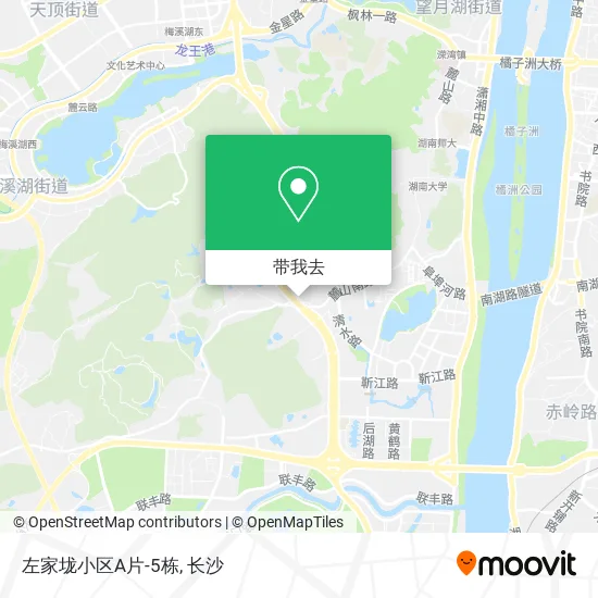左家垅小区A片-5栋地图