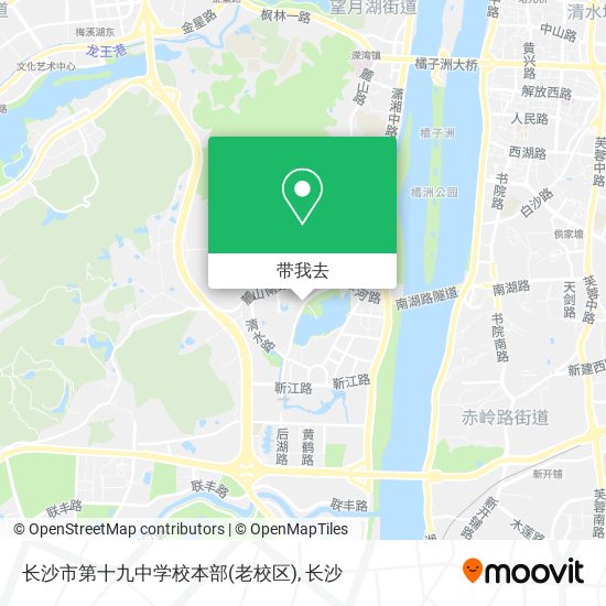 长沙市第十九中学校本部(老校区)地图