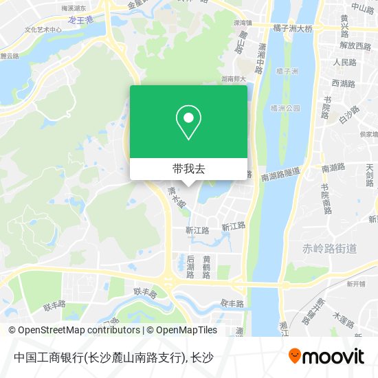 中国工商银行(长沙麓山南路支行)地图