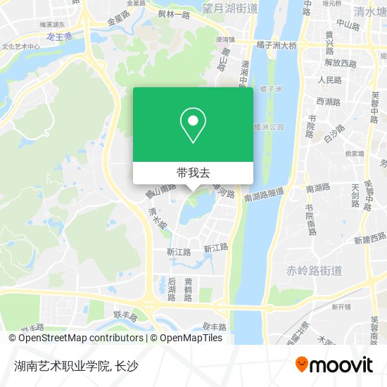 湖南艺术职业学院地图