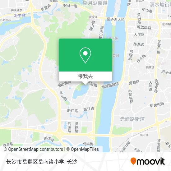 长沙市岳麓区岳南路小学地图