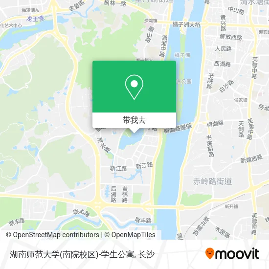 湖南师范大学(南院校区)-学生公寓地图