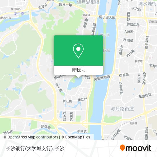 长沙银行(大学城支行)地图