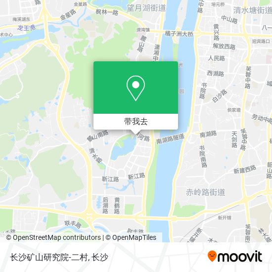 长沙矿山研究院-二村地图