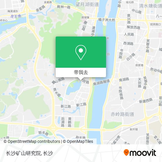长沙矿山研究院地图