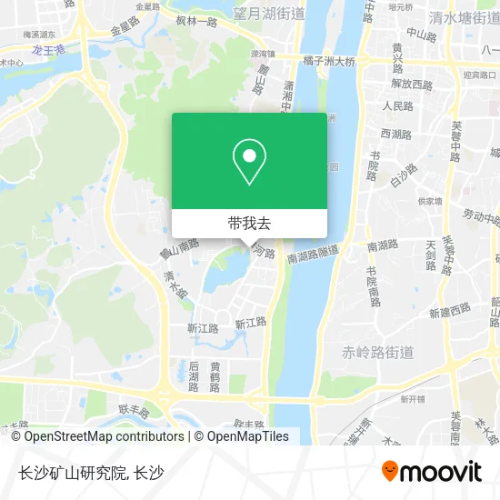 长沙矿山研究院地图