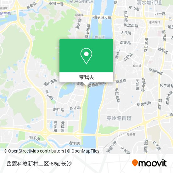 岳麓科教新村二区-8栋地图