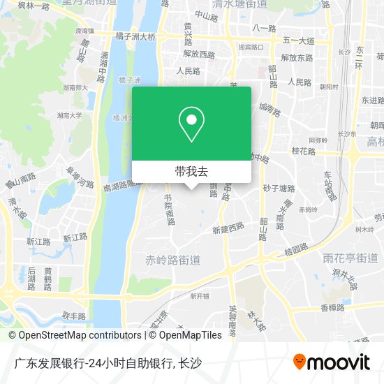 广东发展银行-24小时自助银行地图