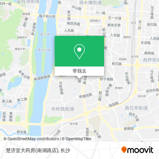 楚济堂大药房(南湖路店)地图
