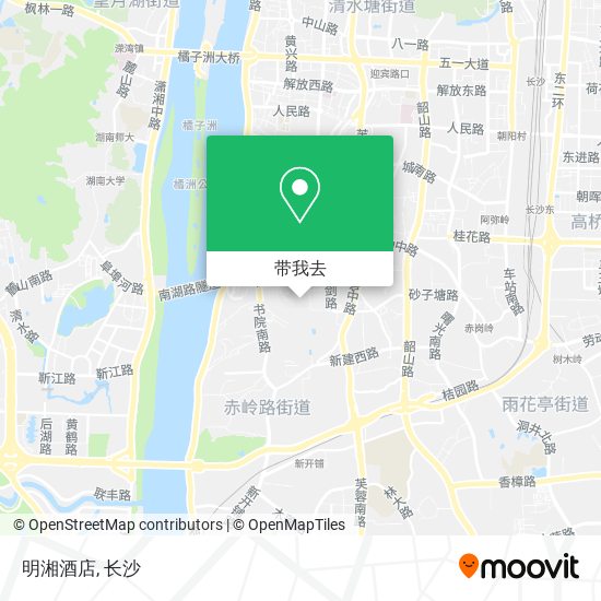 明湘酒店地图