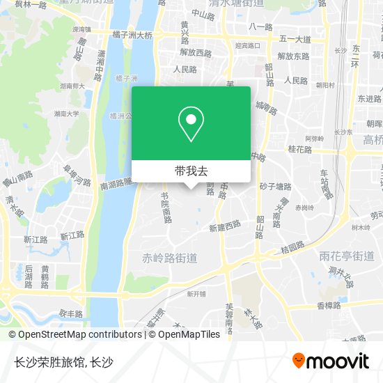 长沙荣胜旅馆地图