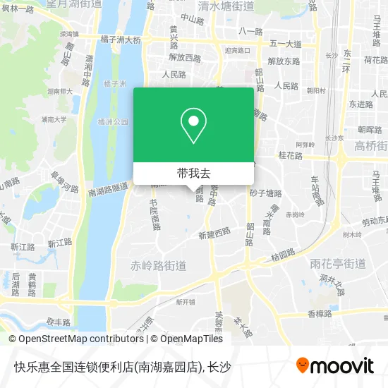 快乐惠全国连锁便利店(南湖嘉园店)地图