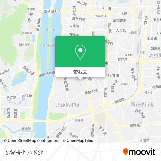 沙湖桥小学地图