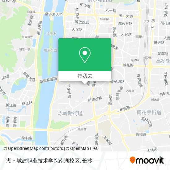 湖南城建职业技术学院南湖校区地图