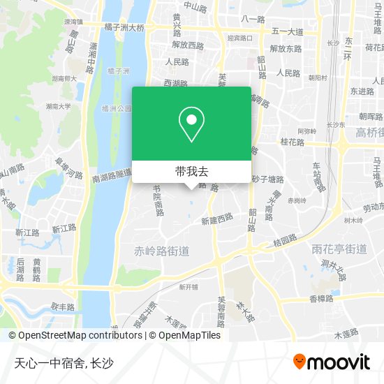 天心一中宿舍地图