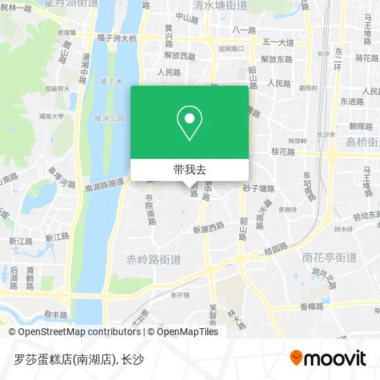 罗莎蛋糕店(南湖店)地图