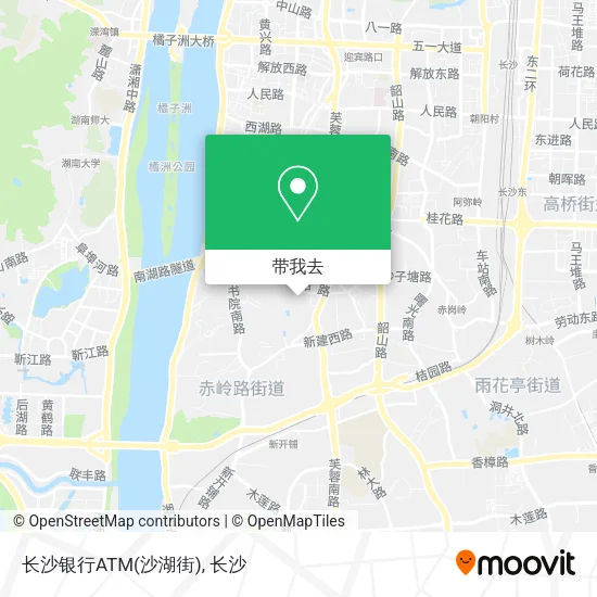 长沙银行ATM(沙湖街)地图