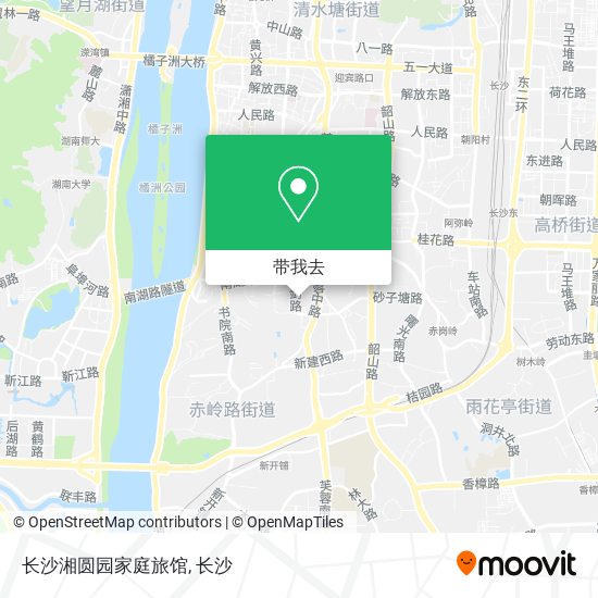 长沙湘圆园家庭旅馆地图