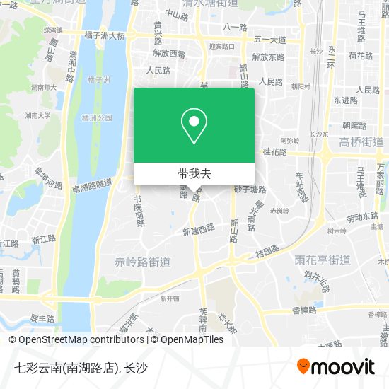 七彩云南(南湖路店)地图