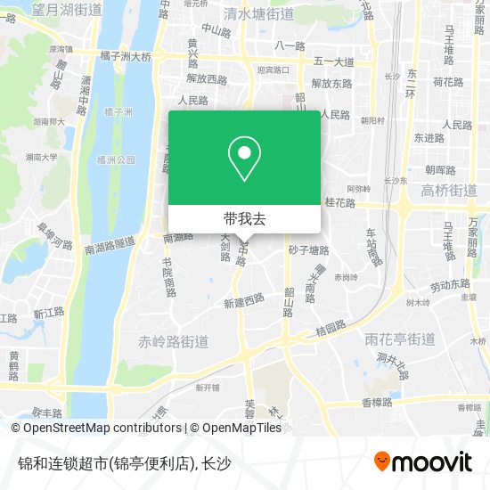 锦和连锁超市(锦亭便利店)地图