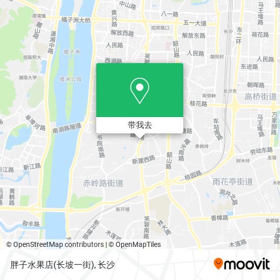 胖子水果店(长坡一街)地图