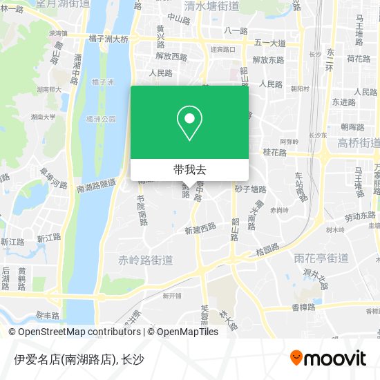 伊爱名店(南湖路店)地图