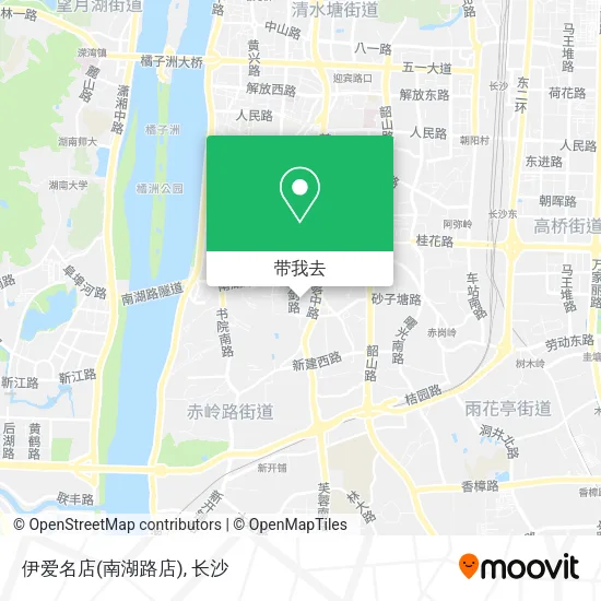 伊爱名店(南湖路店)地图