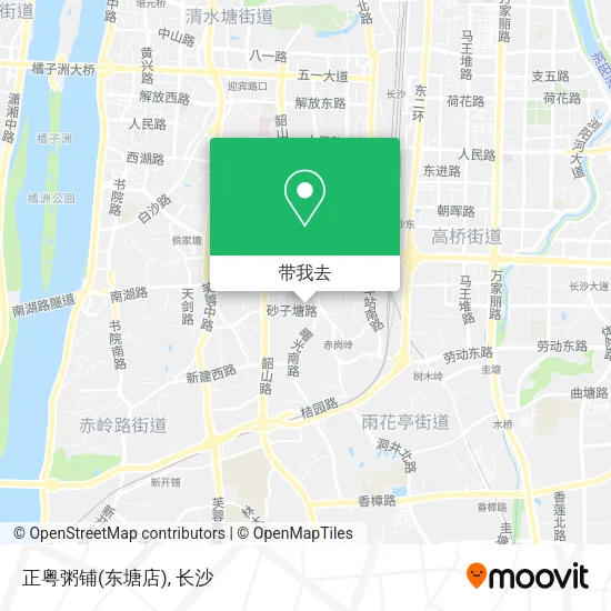 正粤粥铺(东塘店)地图