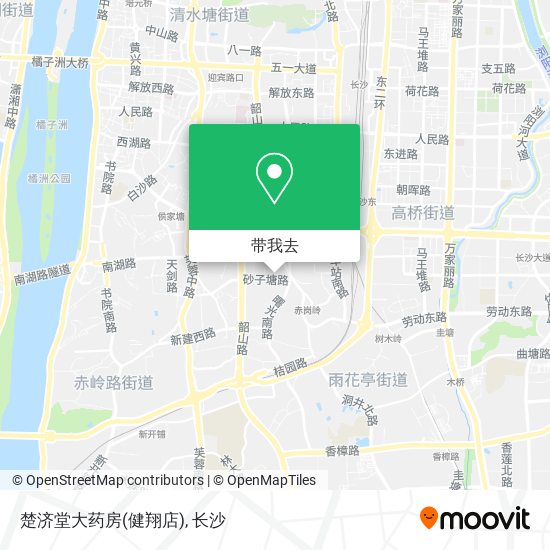 楚济堂大药房(健翔店)地图