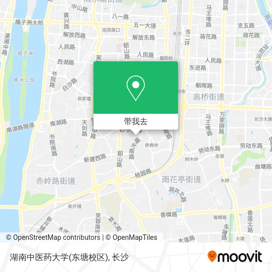 湖南中医药大学(东塘校区)地图