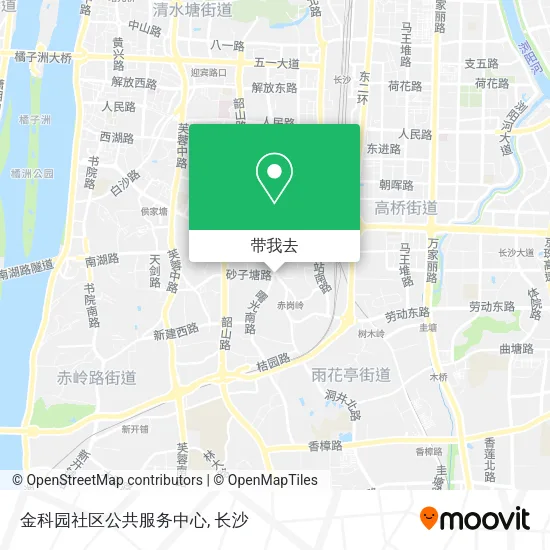 金科园社区公共服务中心地图