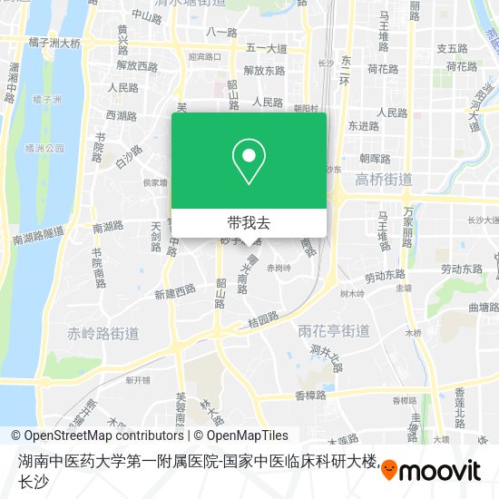 湖南中医药大学第一附属医院-国家中医临床科研大楼地图
