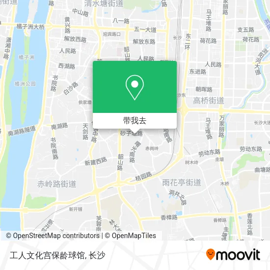 工人文化宫保龄球馆地图