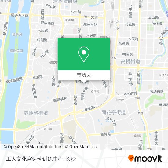 工人文化宫运动训练中心地图