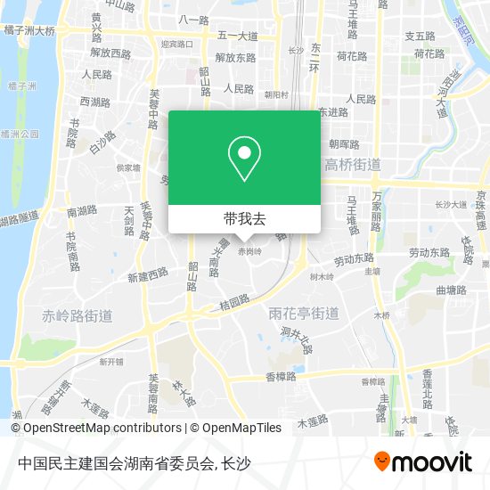 中国民主建国会湖南省委员会地图