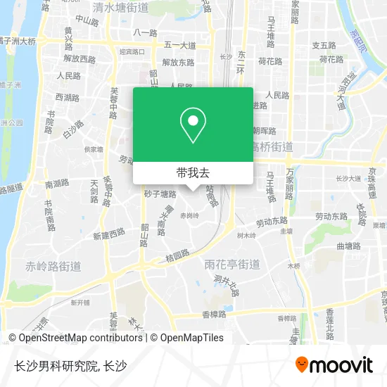 长沙男科研究院地图