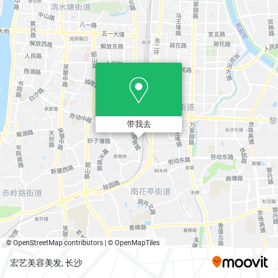 宏艺美容美发地图