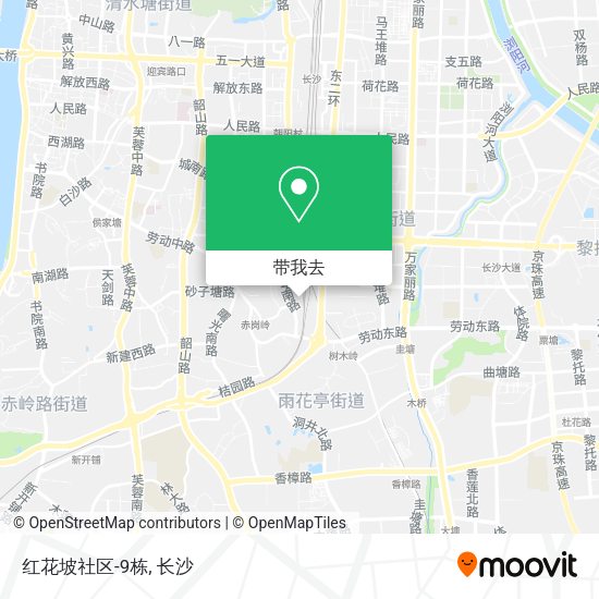 红花坡社区-9栋地图