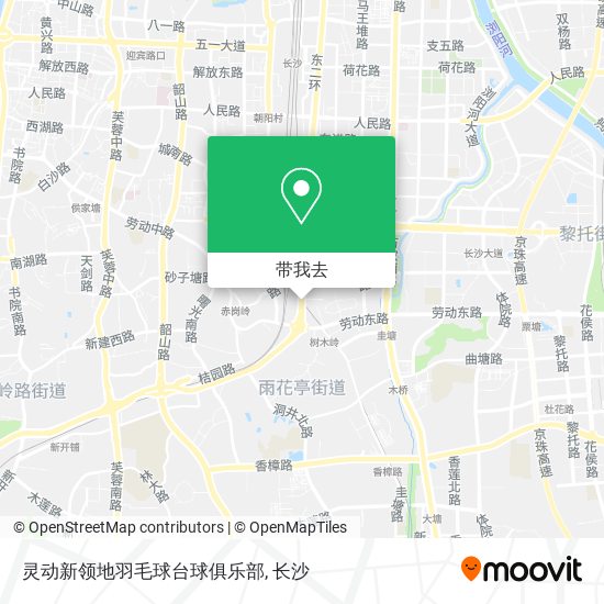 灵动新领地羽毛球台球俱乐部地图