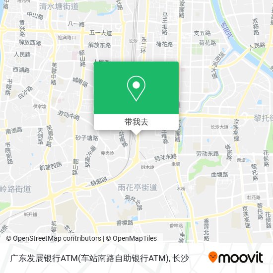 广东发展银行ATM(车站南路自助银行ATM)地图