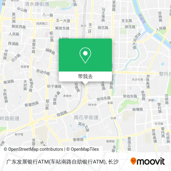 广东发展银行ATM(车站南路自助银行ATM)地图
