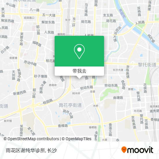 雨花区谢纯华诊所地图